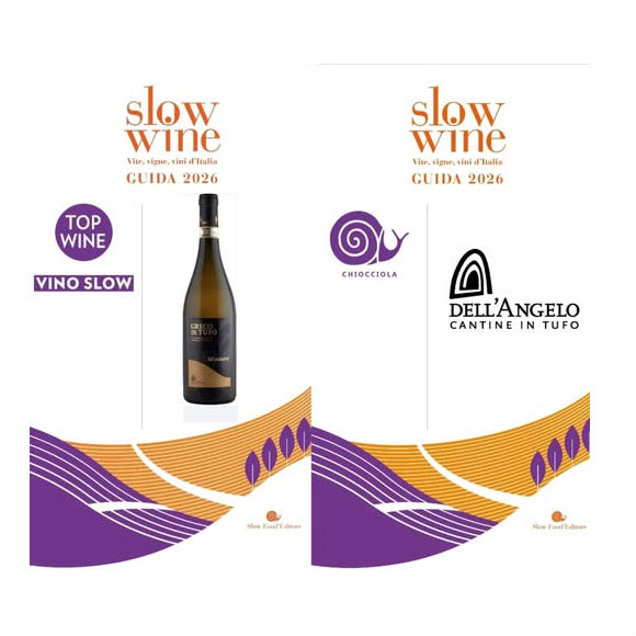 Slow Wine Guida 2026 Miniere 23 Vino Slow Cantine dell'Angelo Chiocciola