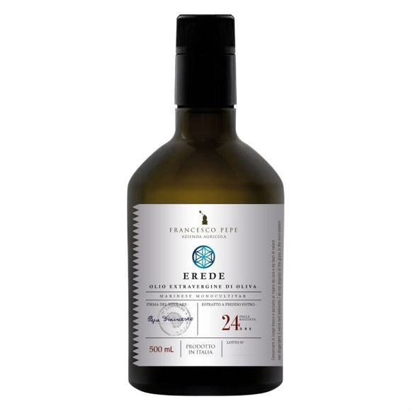 Olio extravergine di oliva "Erede" Monocultivar Marinese 500 ML. - Francesco Pepe