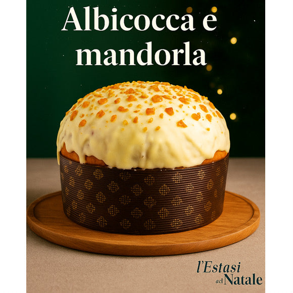Panettone "Albicocca e Mandorle" Kg. 1 - Pasticceria Estasi